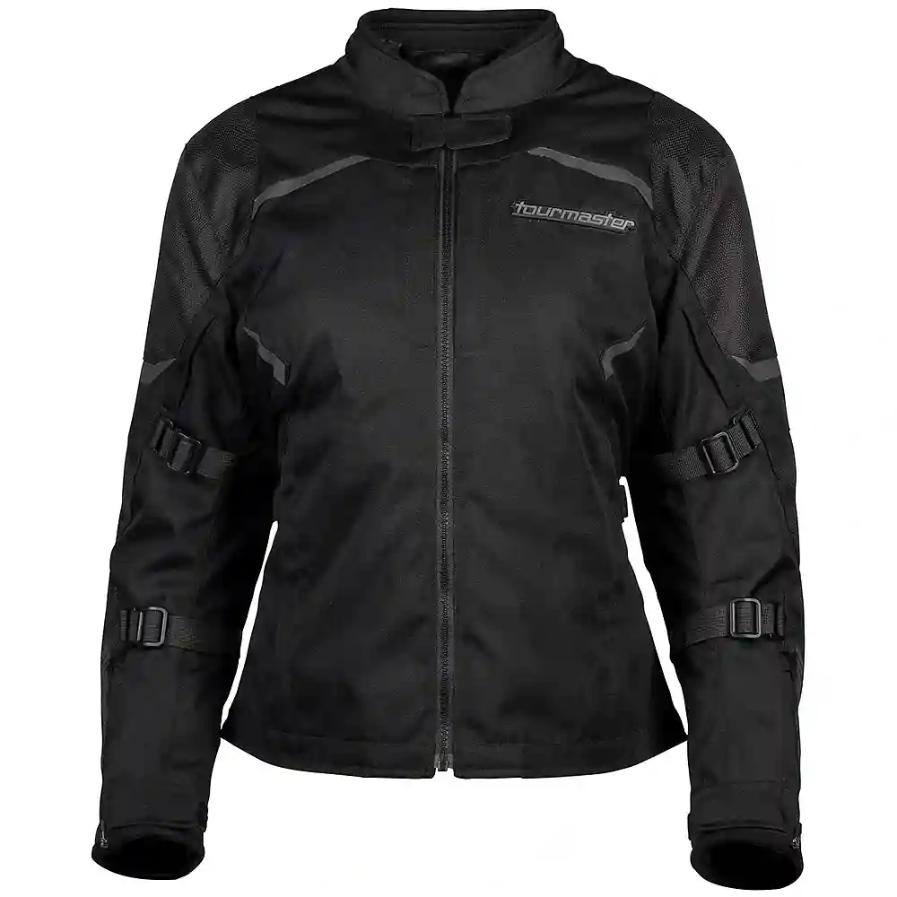 Detalle de pintura y diseño en tonalidad Negro, XL del INTAKE (Mujer) Chaqueta - Moto Garage Miami