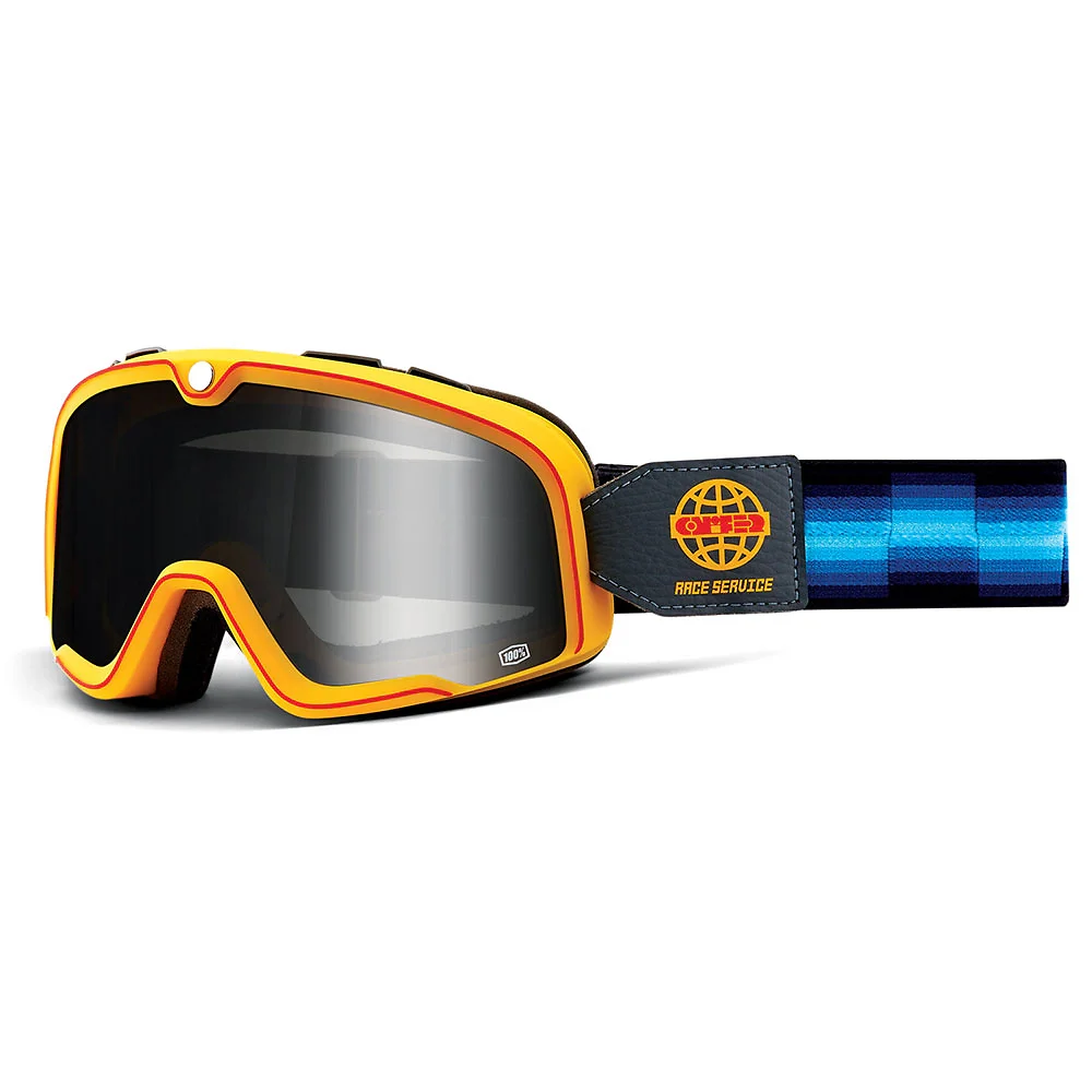 Toma estructural y acabado gráfico Espejo Plata, Race Service del modelo Goggles 100% BARSTOW - Moto Garage Miami