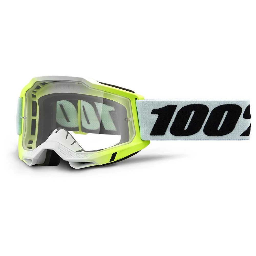 Materiales y estética visual de la versión Claro, Dunder del Goggles 100% ACCURI 2 - Moto Garage Miami
