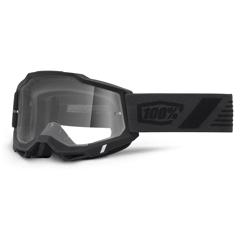 Toma estructural y acabado gráfico Claro, Scranton del modelo Goggles 100% ACCURI 2 - Moto Garage Miami