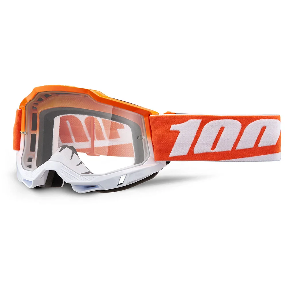 Materiales y estética visual de la versión Claro, Matigofun del Goggles 100% ACCURI 2 - Moto Garage Miami