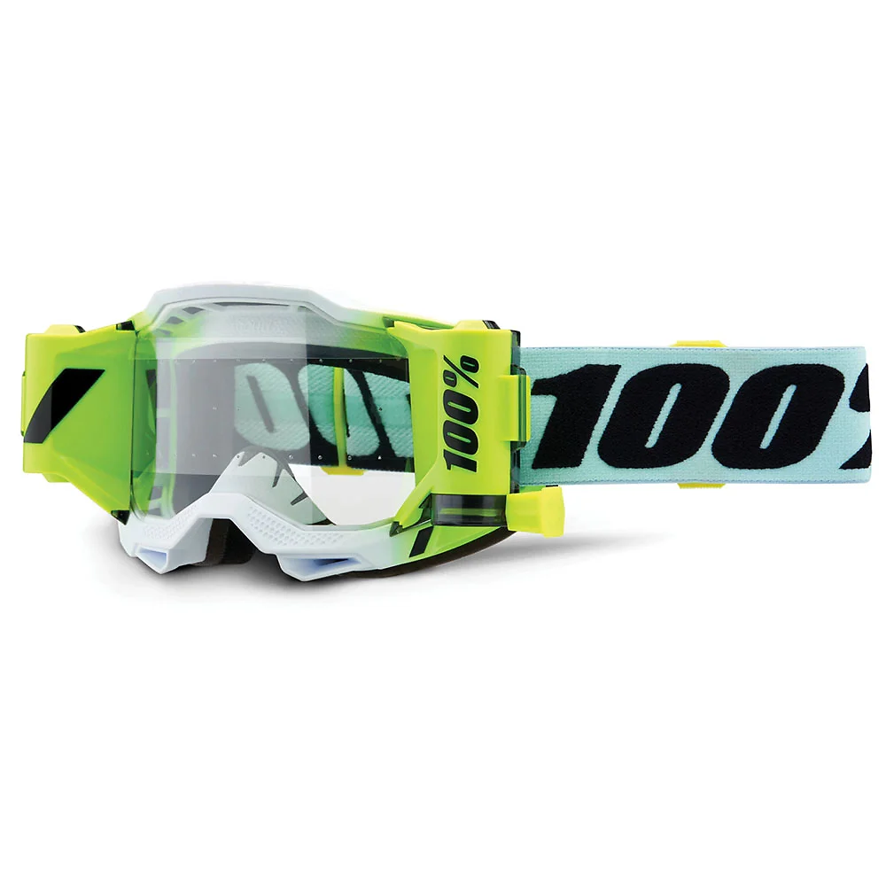 Materiales y estética visual de la versión Claro, Dunder del Goggles 100% ACCURI 2 FORECAST - Moto Garage Miami