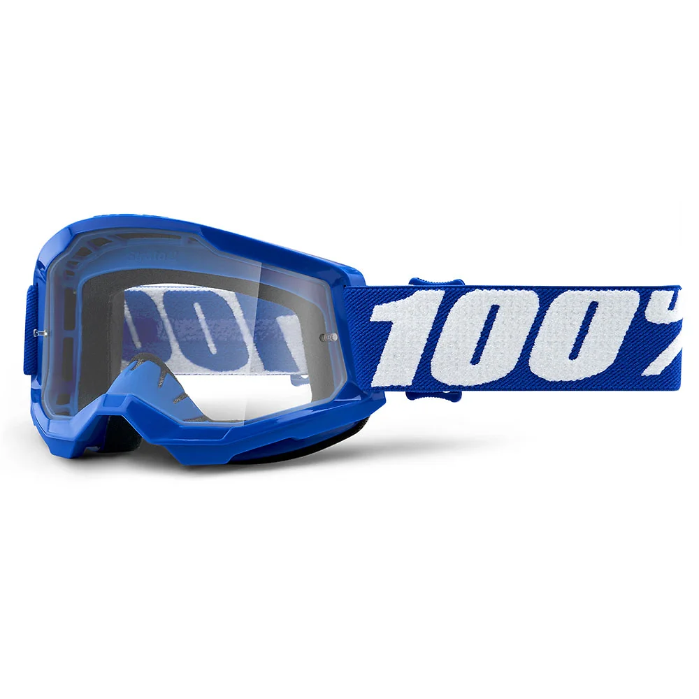 Acabado de fábrica en color Claro, Azul para el Goggles 100% STRATA 2 JUNIOR (Juvenil) - Moto Garage Miami