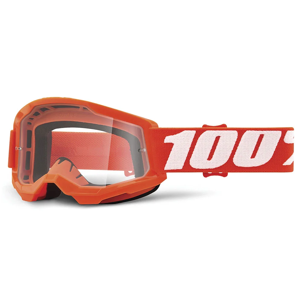 Acabado de fábrica en color Claro, Naranja para el Goggles 100% STRATA 2 JUNIOR (Juvenil) - Moto Garage Miami