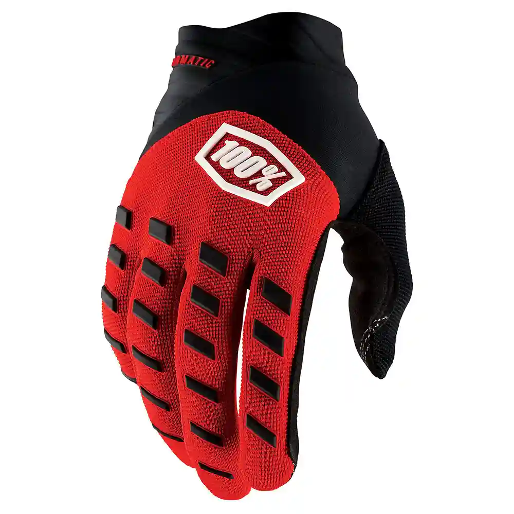 Acabado de fábrica en color Rojo/Negro, XL para el Guantes 100% AIRMATIC Juvenil - Moto Garage Miami