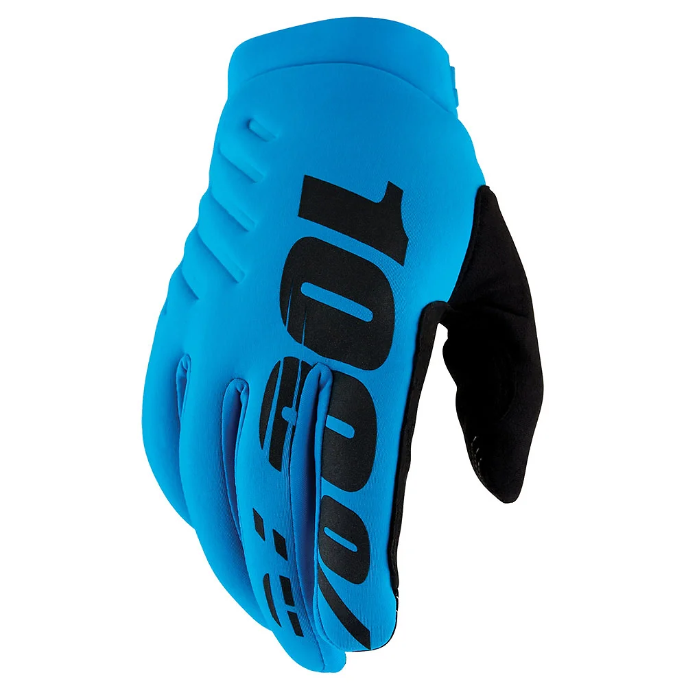 Toma estructural y acabado gráfico Turquesa, 2XL del modelo Guantes 100% BRISKER (Clima Frio) - Moto Garage Miami