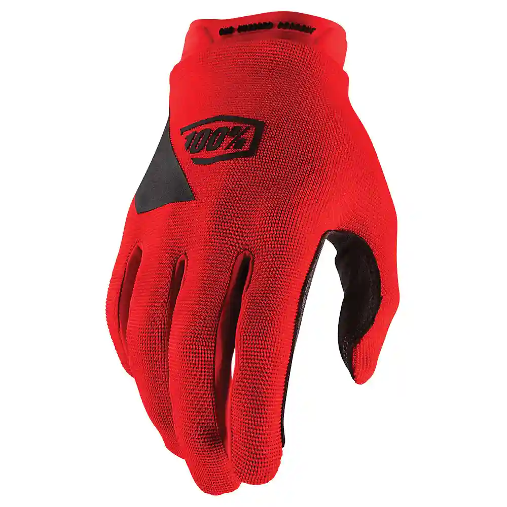 Acabado de fábrica en color Rojo, XL para el Guantes 100% RIDECAMP Juvenil - Moto Garage Miami