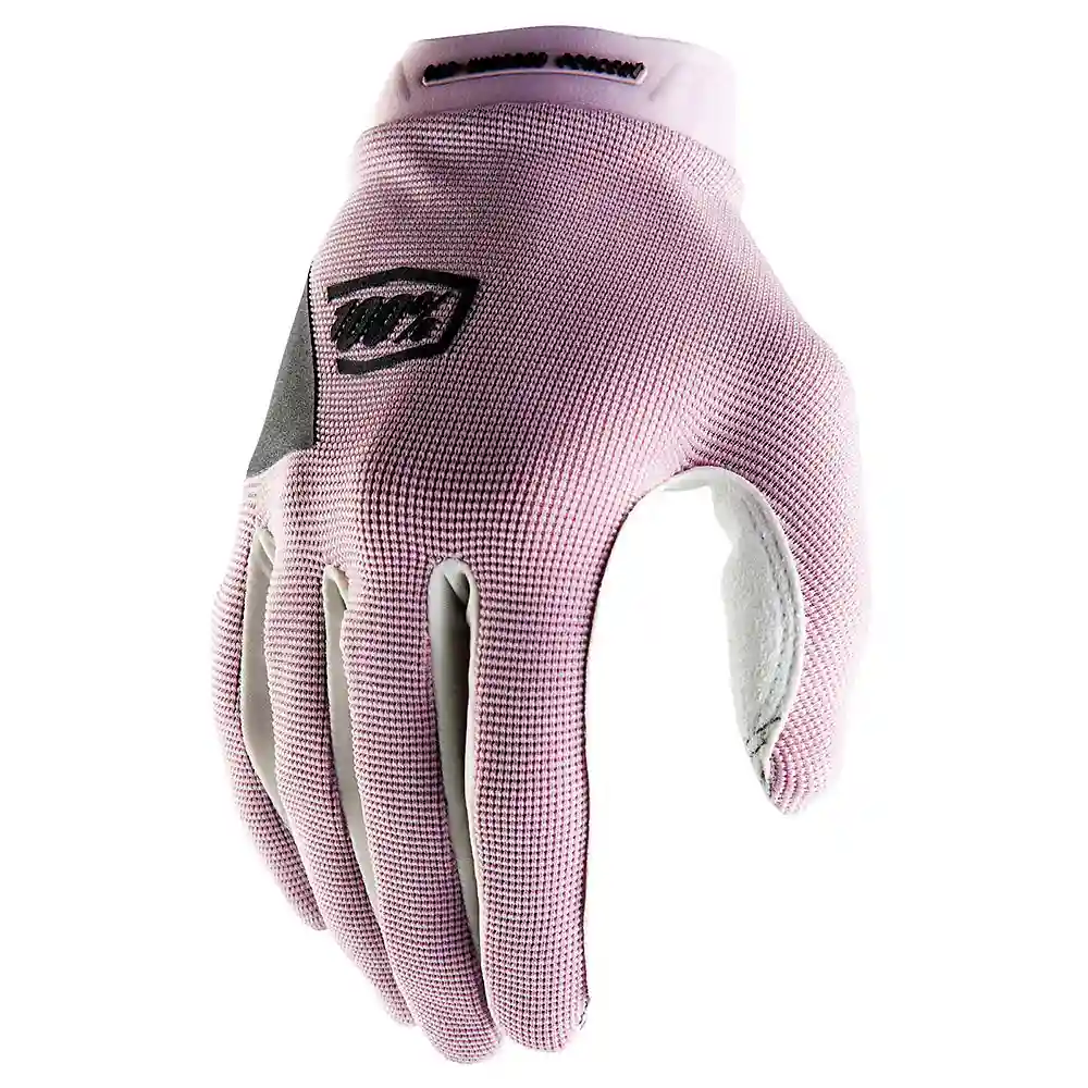 Detalle de pintura y diseño en tonalidad Lavanda, XL del Guantes 100% RIDECAMP Mujer - Moto Garage Miami