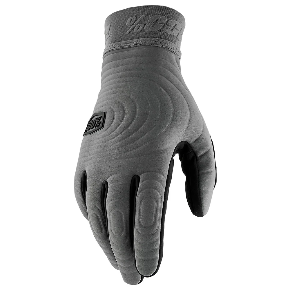 Acabado de fábrica en color Carbón, 2XL para el Guantes 100% BRISKER XTREME (Clima Frio) - Moto Garage Miami