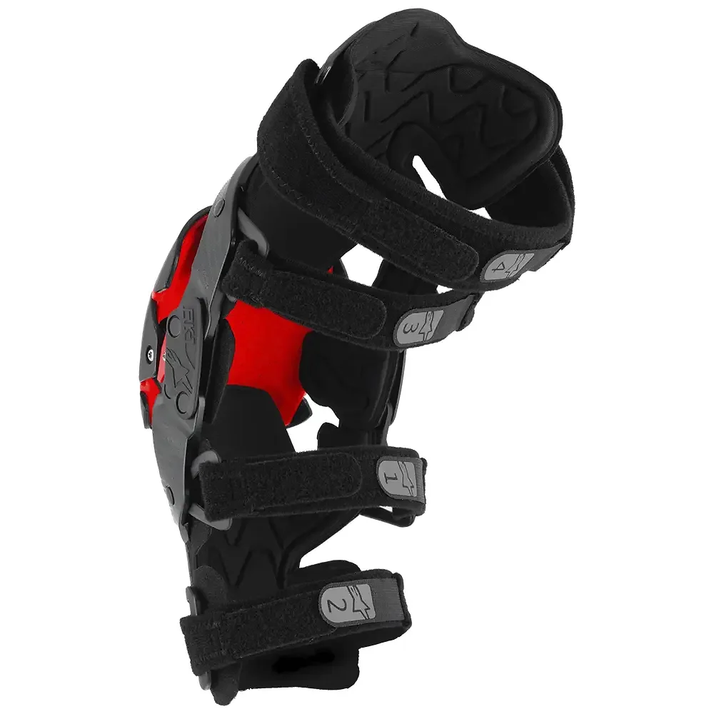 Perfil aerodinámico y sistema de ventilación del Rodilleras RK-1 Plasma - Moto Garage Miami