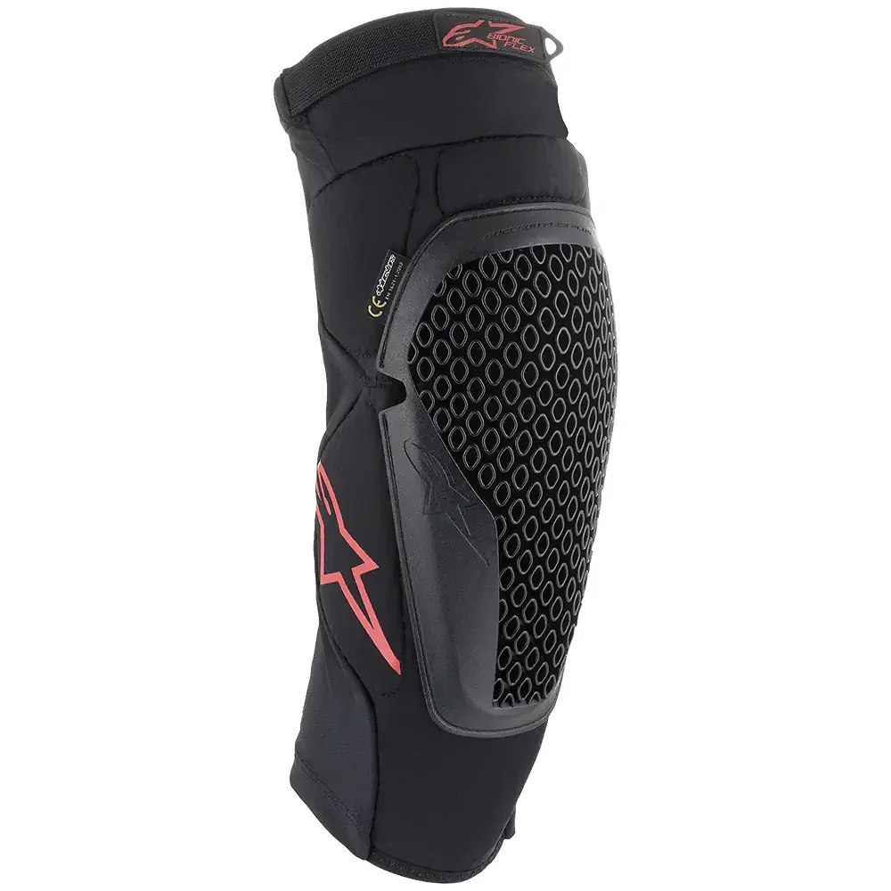 Materiales y estética visual de la versión SMALL/MEDIUM del Protector de Rodilla Bionic Flex - Moto Garage Miami
