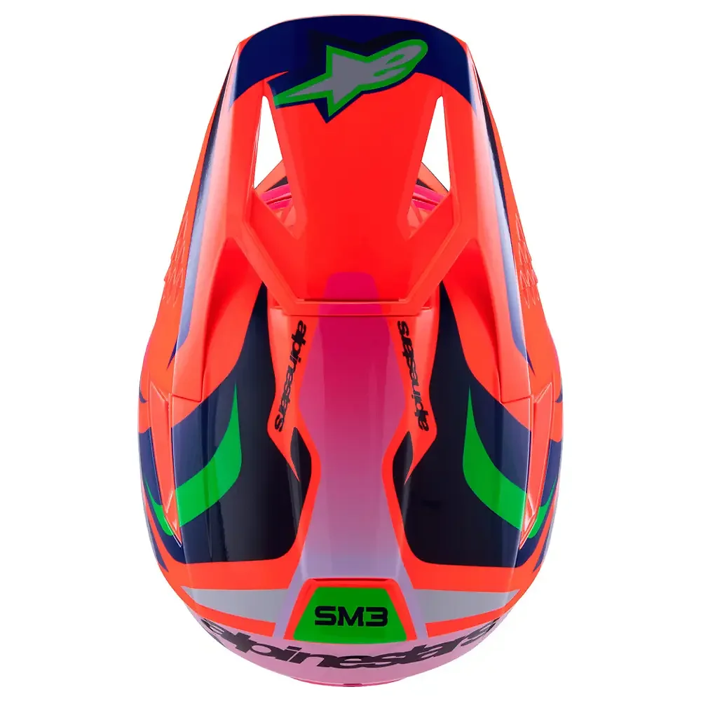 Perfil aerodinámico y sistema de ventilación del SM3 DEEGAN (NIÑOS) - Casco Alpinestars - Moto Garage Miami