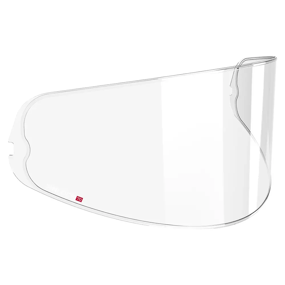 Vista frontal y diseño de calota del Pinlock HJ-38 / Inserto Antiempañante para Cascos HJC - Moto Garage Miami