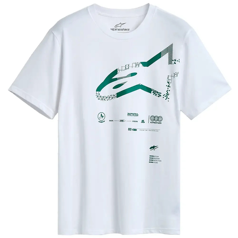 Acabado de fábrica en color Blanco, 2XL para el GEOGRAFICA CSF - Camiseta - Moto Garage Miami