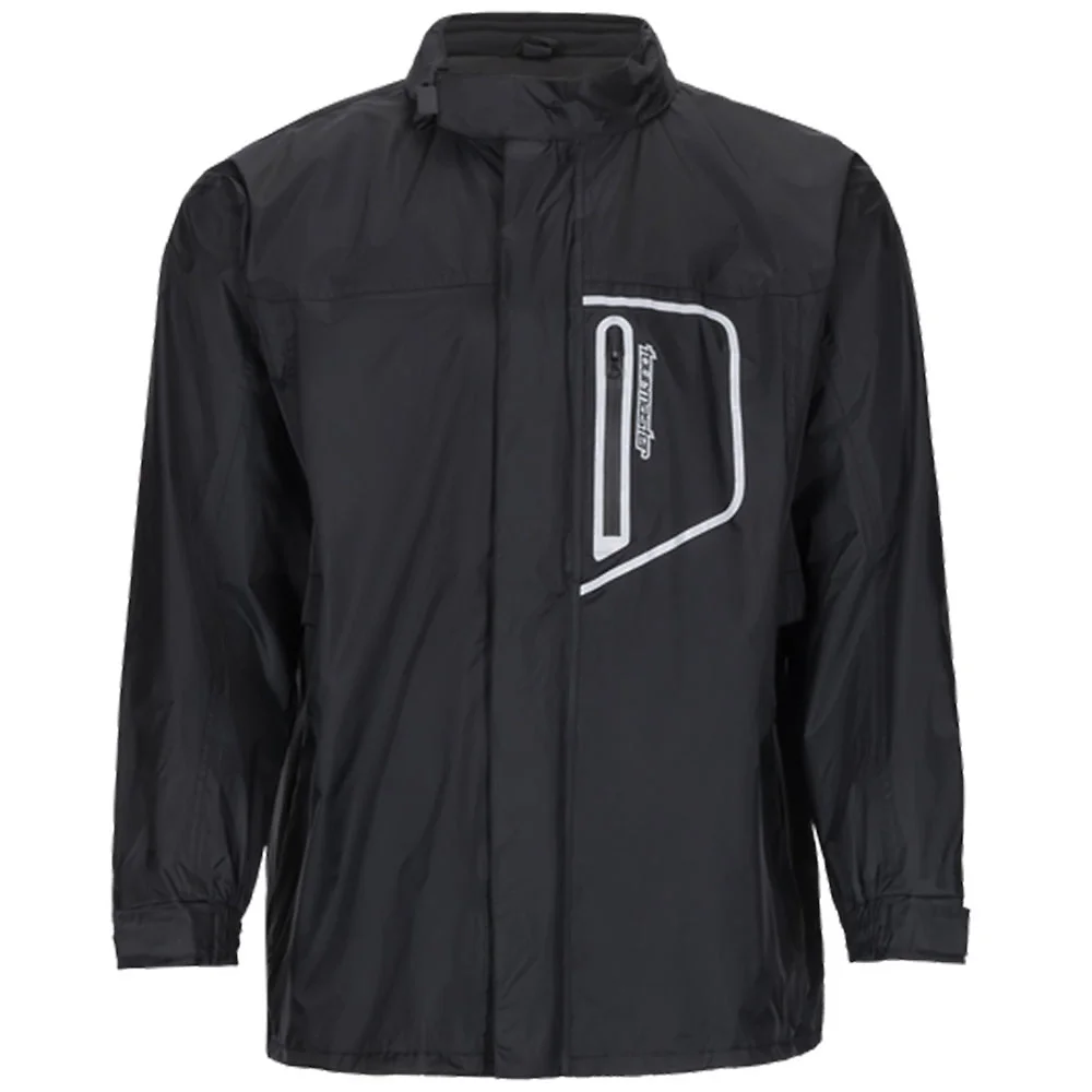 Acabado de fábrica en color Negro, 4XL para el Traje para lluvia de 2 Piezas DEFENDER - Moto Garage Miami