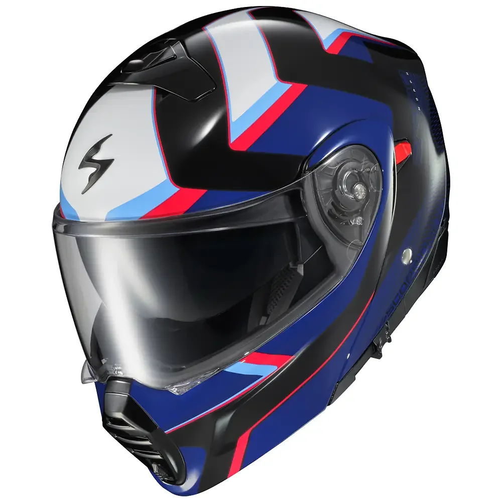 Acabado de fábrica en color Azul/Rojo, 3XL para el EXO-GT930 TRANSFORMER MORPH Casco EXO - Moto Garage Miami