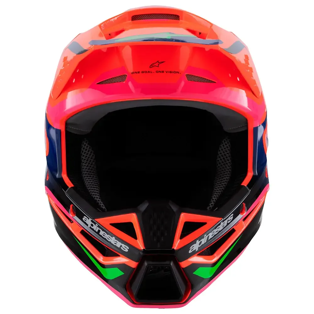 Perfil aerodinámico y sistema de ventilación del SM3 DEEGAN (NIÑOS) - Casco Alpinestars - Moto Garage Miami