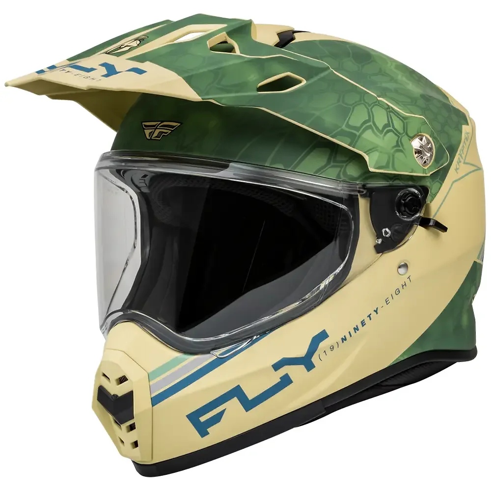 Acabado de fábrica en color Beige Mate/Salvia/Negro, 2XL para el TREKKER KRYPTEK CONCEAL Casco - Moto Garage Miami
