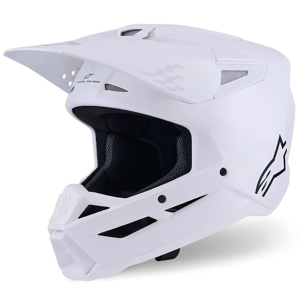 Acabado de fábrica en color Blanco Brillante, 2XL para el SM3 Casco - Moto Garage Miami