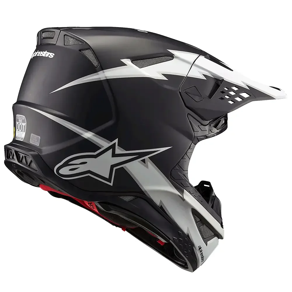 Perfil aerodinámico y sistema de ventilación del SUPERTECH M10 AMPRESS Casco Alpinestars - Moto Garage Miami