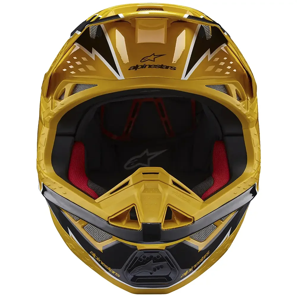 Perfil aerodinámico y sistema de ventilación del SUPERTECH M10 AMPRESS Casco Alpinestars - Moto Garage Miami
