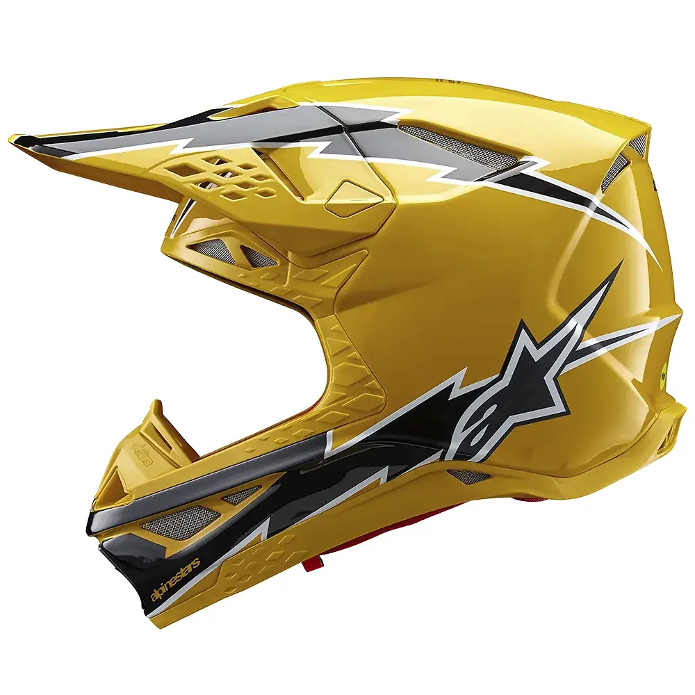 Detalle posterior y spoiler integrado del equipamiento SUPERTECH M10 AMPRESS Casco Alpinestars - Moto Garage Miami