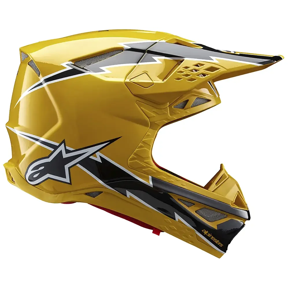 Acabados interiores y sistema de retención del modelo SUPERTECH M10 AMPRESS Casco Alpinestars - Moto Garage Miami