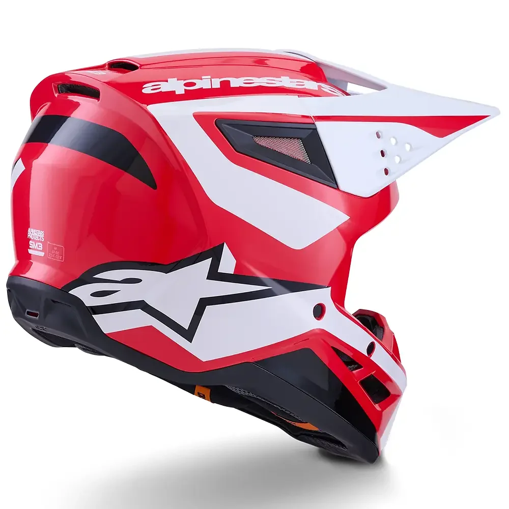 Perfil aerodinámico y sistema de ventilación del SM3 HEAT Casco Alpinestars - Moto Garage Miami