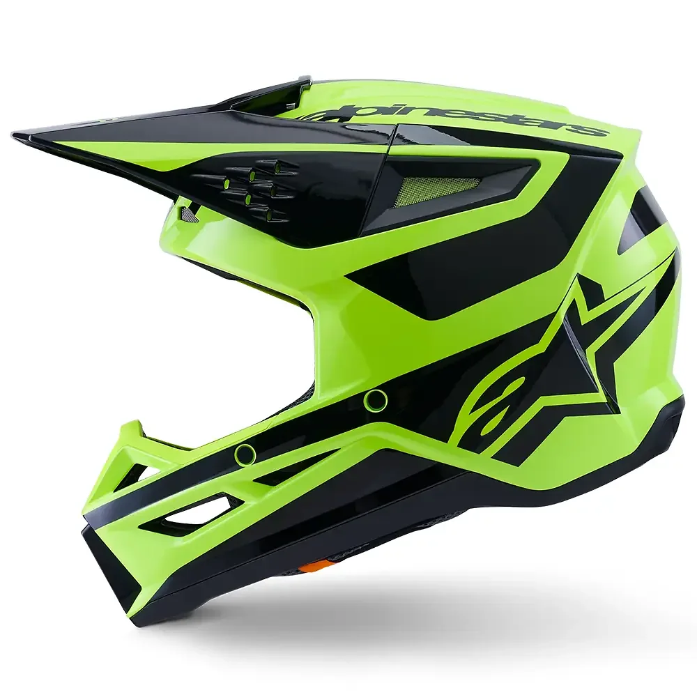 Perfil aerodinámico y sistema de ventilación del SM3 HEAT Casco Alpinestars - Moto Garage Miami