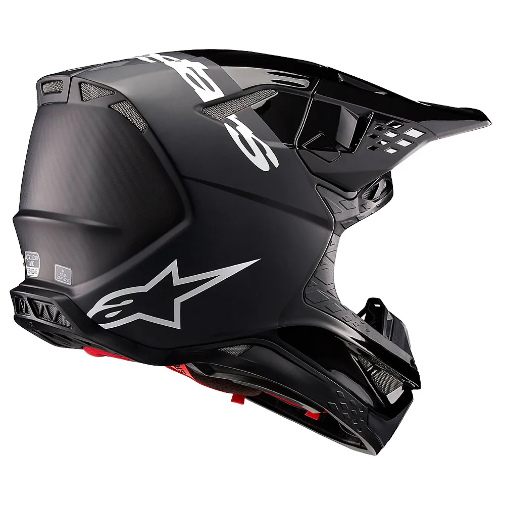 Acabados interiores y sistema de retención del modelo SUPERTECH M10 FLOOD Casco Alpinestars - Moto Garage Miami