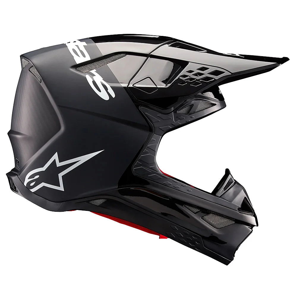 Acabados interiores y sistema de retención del modelo SUPERTECH M10 FLOOD Casco Alpinestars - Moto Garage Miami