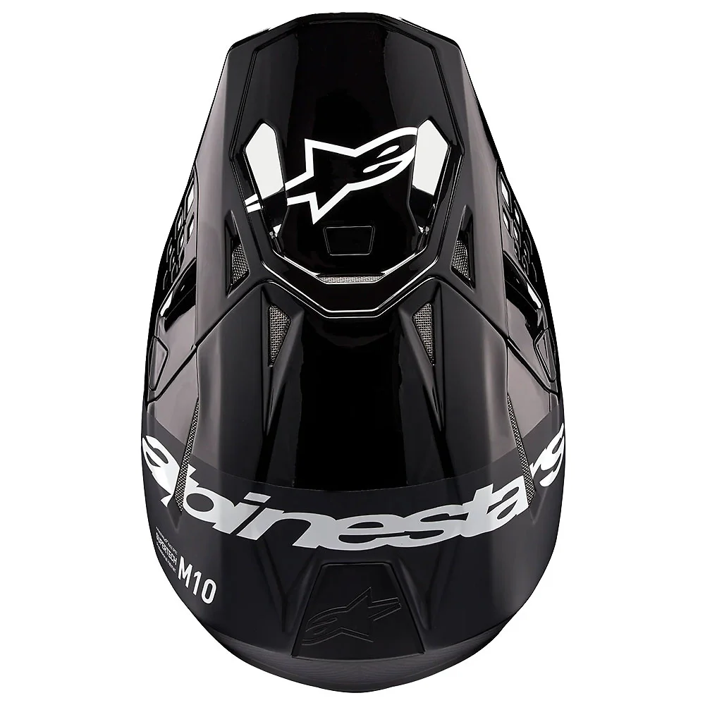 Perfil aerodinámico y sistema de ventilación del SUPERTECH M10 FLOOD Casco Alpinestars - Moto Garage Miami