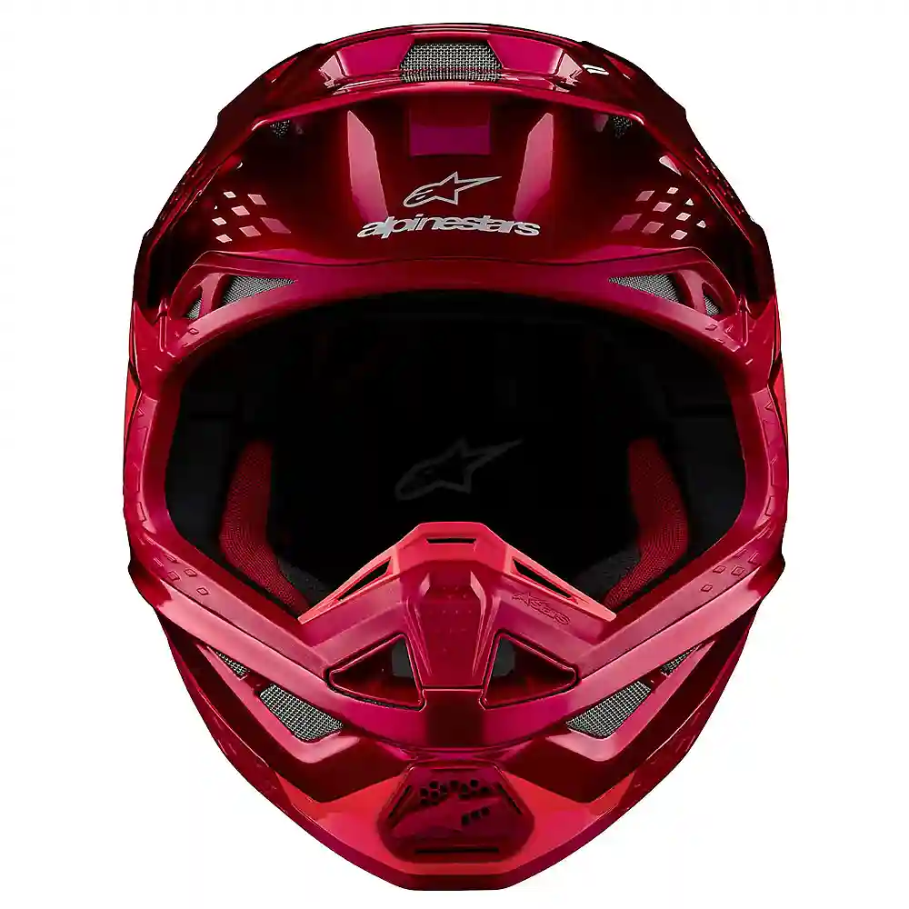 Detalle posterior y spoiler integrado del equipamiento SUPERTECH M10 FLOOD Casco Alpinestars - Moto Garage Miami