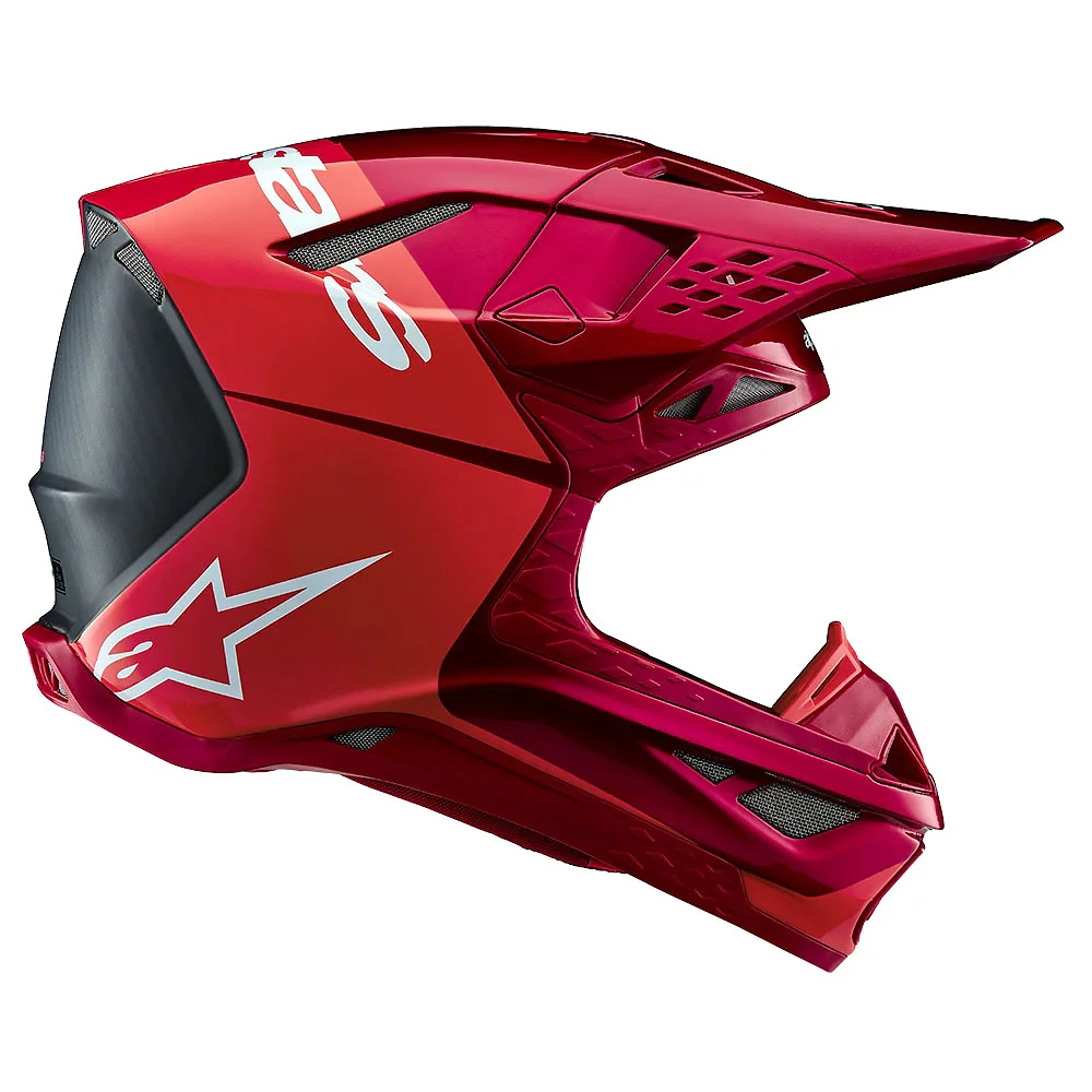 Perfil aerodinámico y sistema de ventilación del SUPERTECH M10 FLOOD Casco Alpinestars - Moto Garage Miami