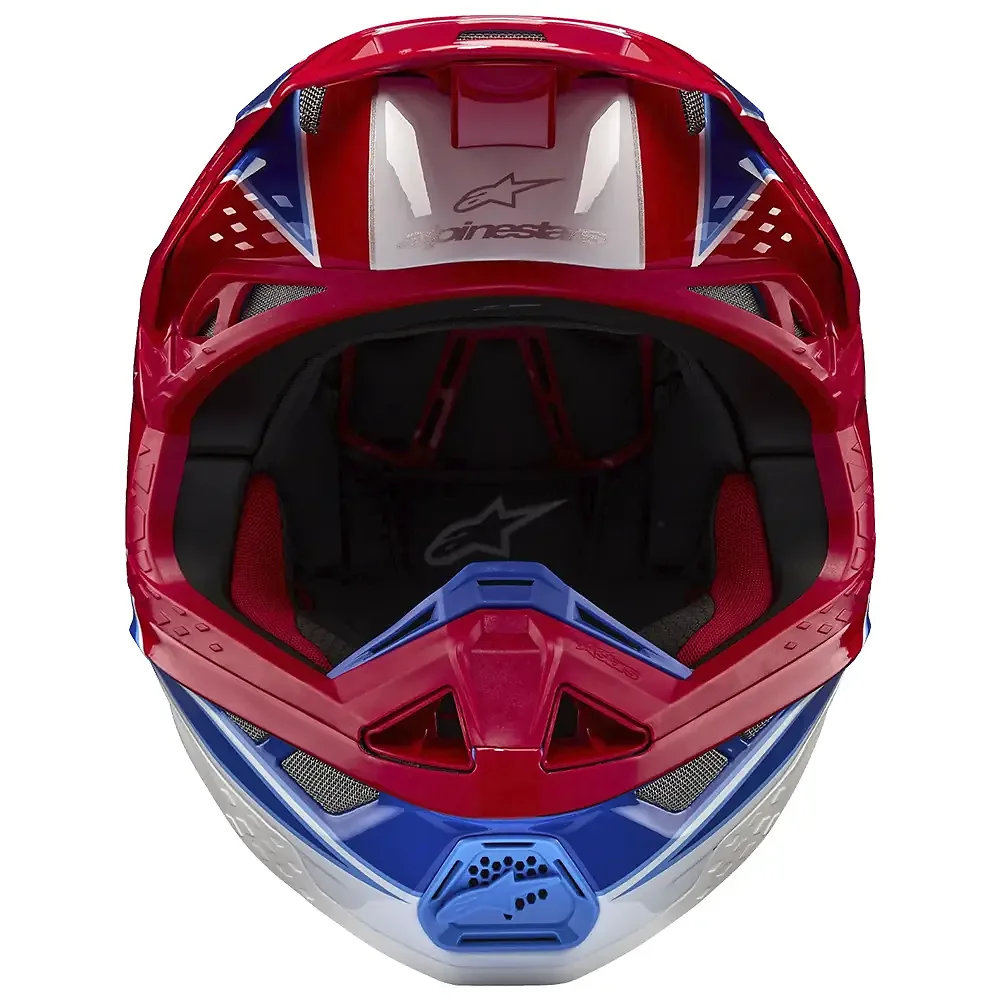 Perfil aerodinámico y sistema de ventilación del SUPERTECH M10 AEON Casco Alpinestars - Moto Garage Miami