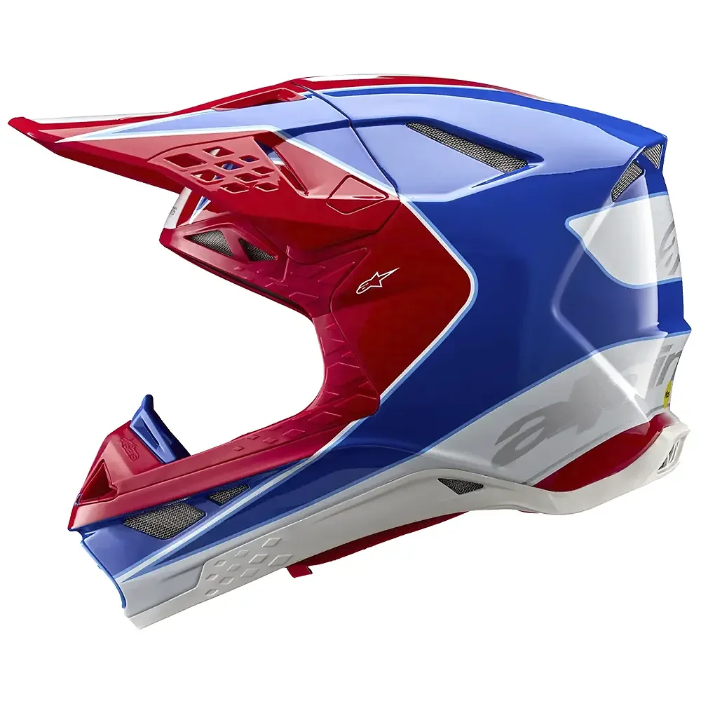 Detalle posterior y spoiler integrado del equipamiento SUPERTECH M10 AEON Casco Alpinestars - Moto Garage Miami
