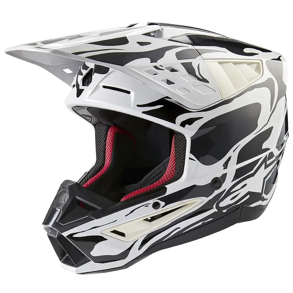 Toma estructural y acabado gráfico 2XL del modelo SM5 MINERAL Gris Frío/Gris Oscuro Brillante Casco - Moto Garage Miami