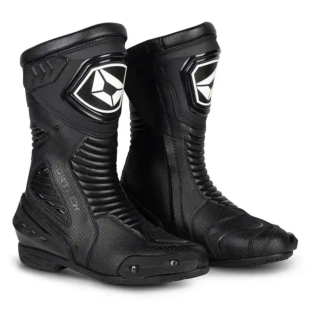 Materiales y estética visual de la versión 14 del APEX RR AIR Botas - Moto Garage Miami