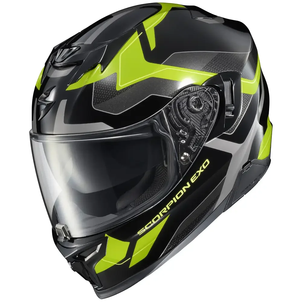Acabado de fábrica en color Negro/Amarillo de Alta Visibilidad, 2XL para el EXO-T520 ZUSE Casco EXO - Moto Garage Miami