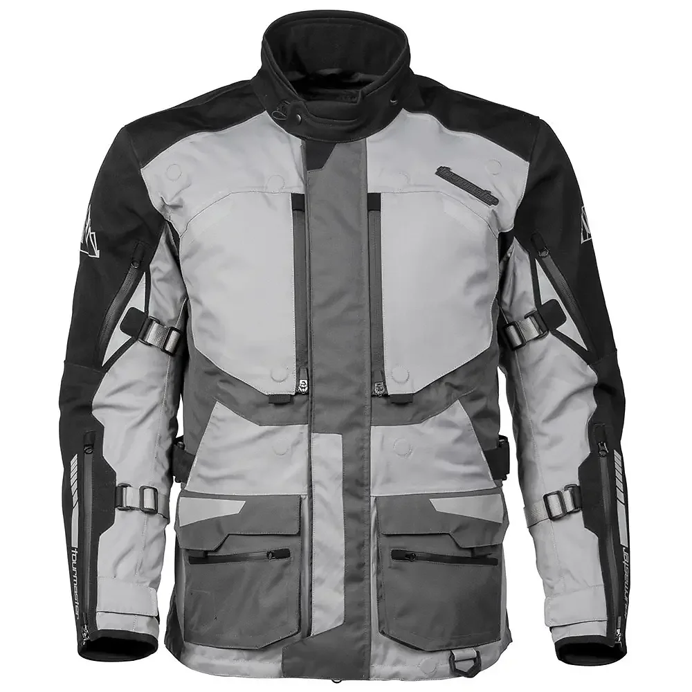 Materiales y estética visual de la versión Gris/Gris, 3XL del HIGHLANDER ADV Chaqueta - Moto Garage Miami