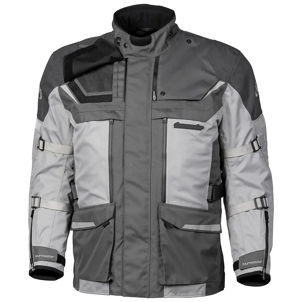 Materiales y estética visual de la versión Gris/Gris, 3XL del MARINER LAMINATE ADV Chaqueta - Moto Garage Miami