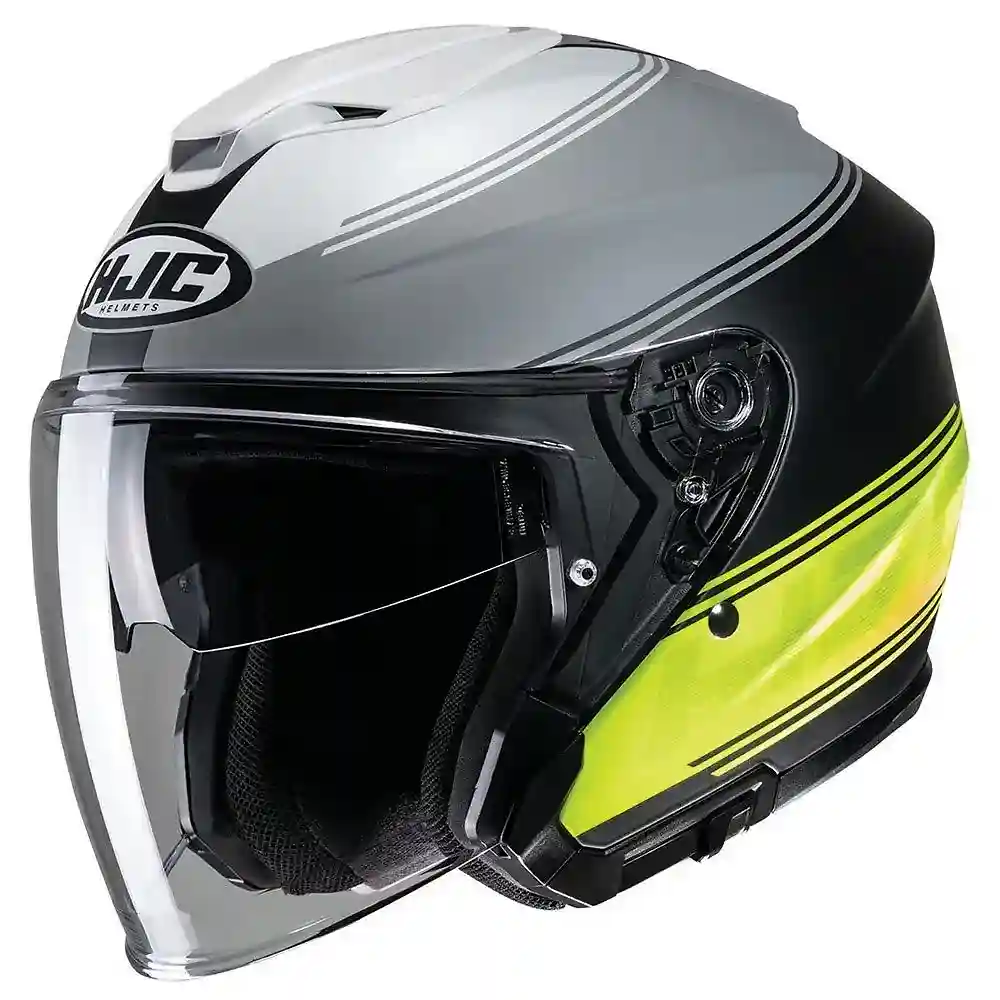 Materiales y estética visual de la versión MC-3HSF, 2XL del JET i30 VICOM Casco - Moto Garage Miami