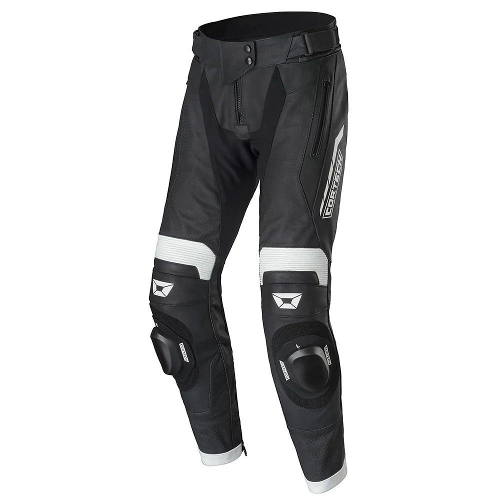 Materiales y estética visual de la versión Negro/Blanco, 2XL del Pantalón REVO SPORT Mujer - Moto Garage Miami