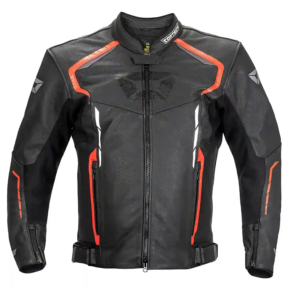 Toma estructural y acabado gráfico Negro/Rojo, 3XL del modelo CHICANE Chaqueta - Moto Garage Miami