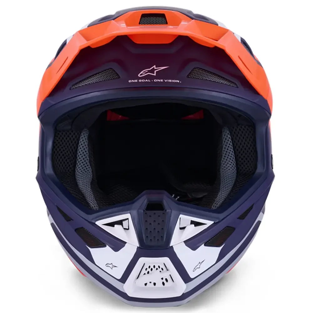 Acabados interiores y sistema de retención del modelo SM7 CORE - Casco Alpinestars - Moto Garage Miami