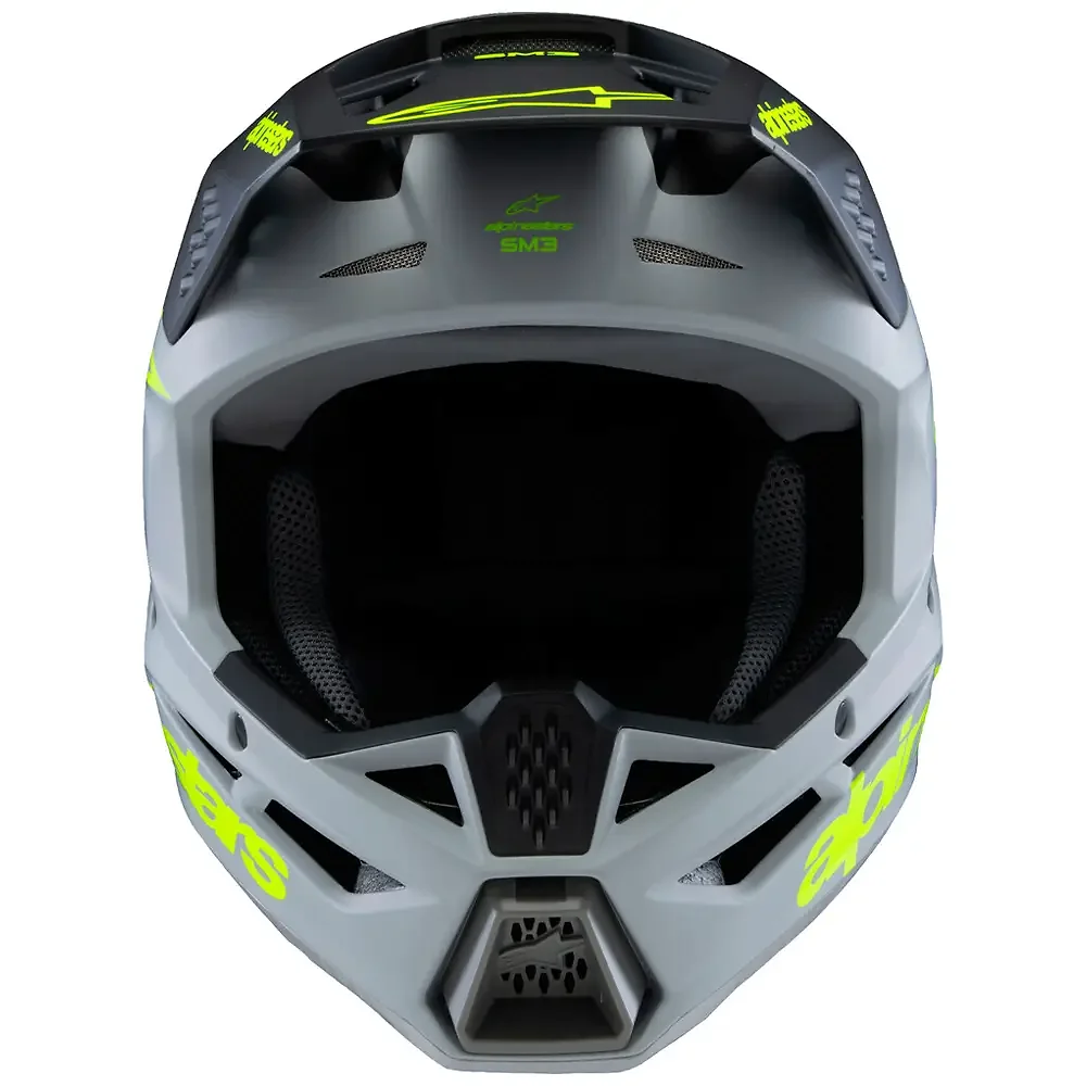Perfil aerodinámico y sistema de ventilación del SM3 RADIUM (NIÑOS) - Casco Alpinestars - Moto Garage Miami
