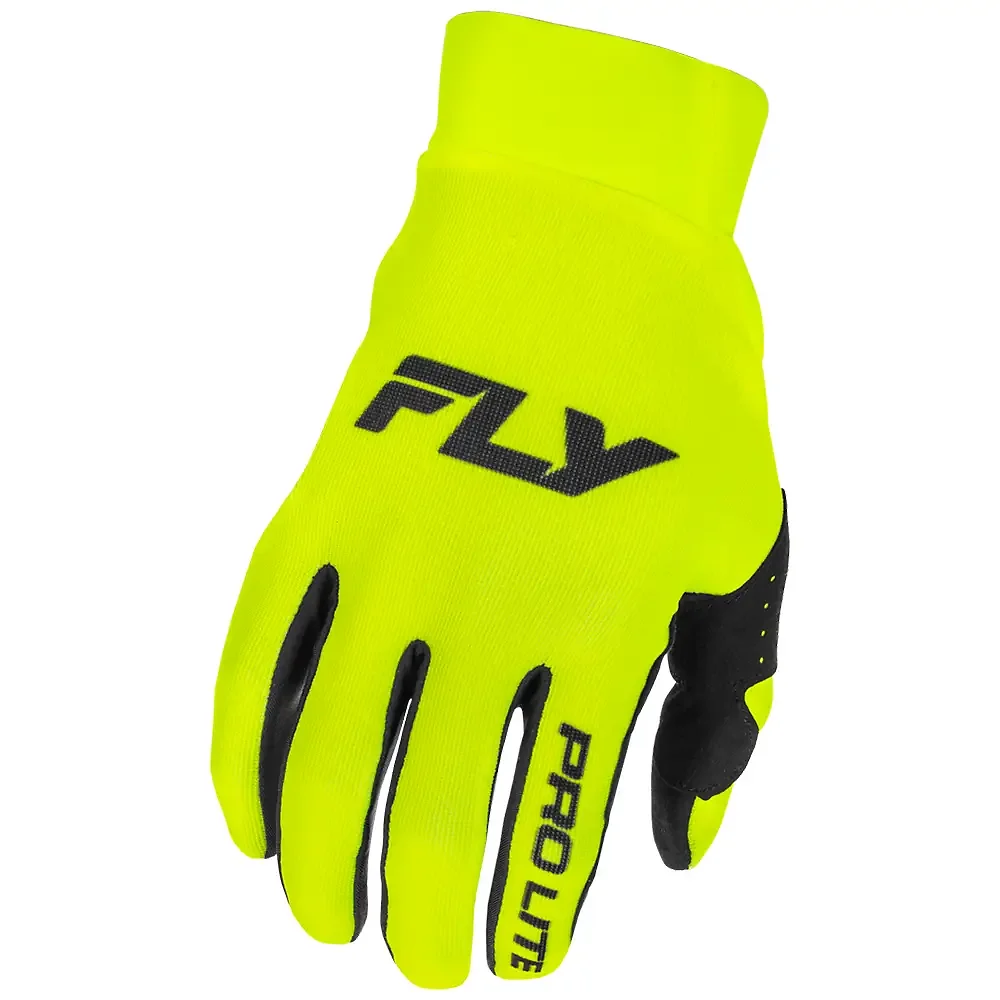 Materiales y estética visual de la versión Alta Visibilidad/Negro, 3XL del PRO LITE / Guantes MX - Moto Garage Miami