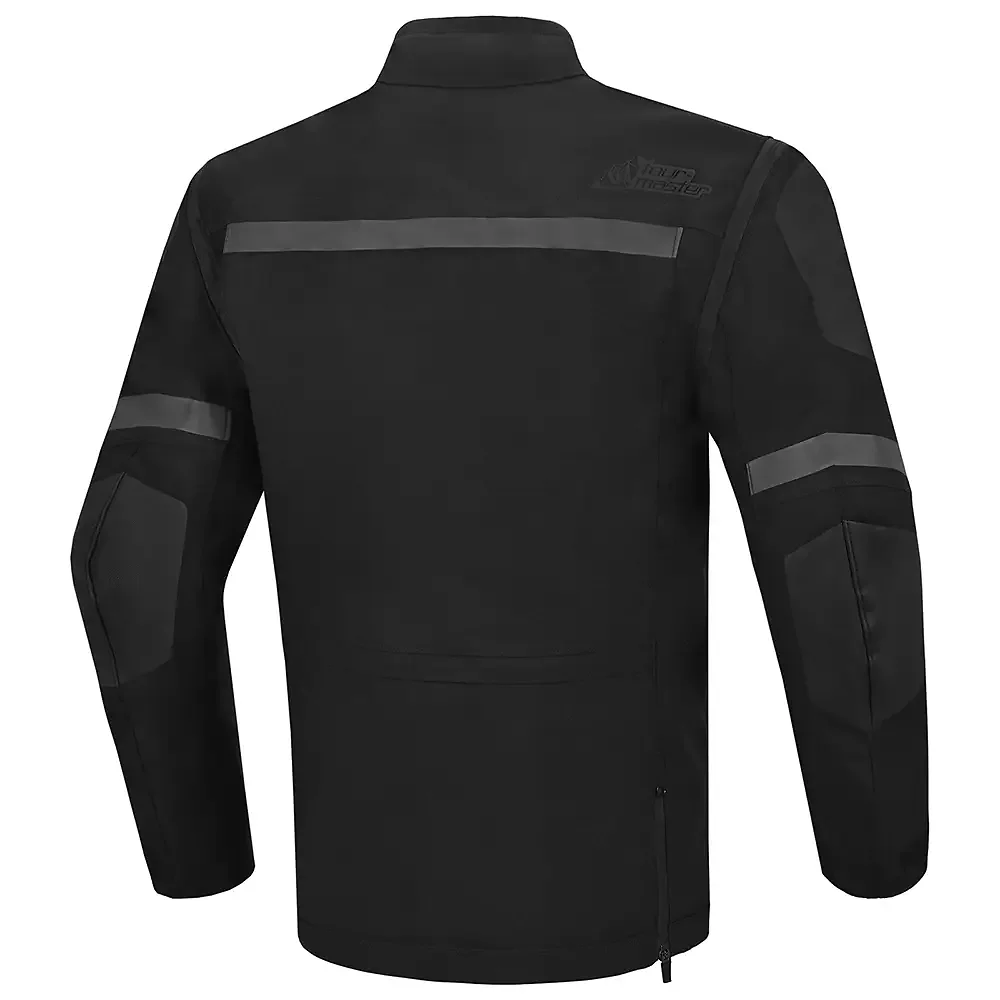 Detalle posterior y spoiler integrado del equipamiento Adventure Lite Mesh Chaqueta Tourmaster - Moto Garage Miami