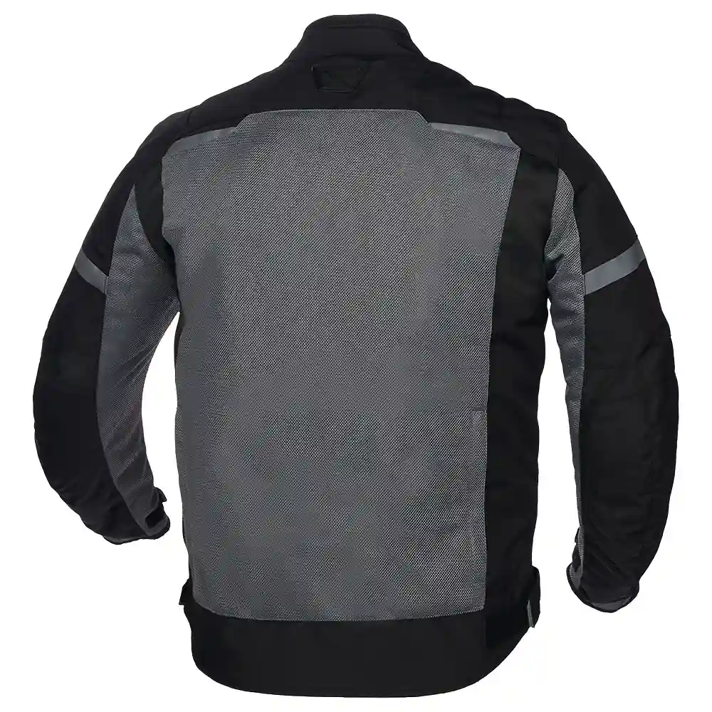 Vista frontal y diseño de calota del AERO-FLO 2.0 Chaqueta Cortech - Moto Garage Miami