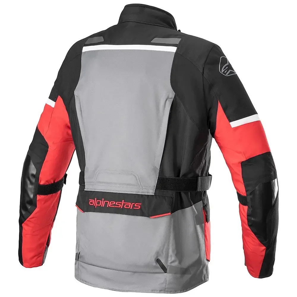 Detalle posterior y spoiler integrado del equipamiento ANDES V3 Drystar® Chaqueta Alpinestars - Moto Garage Miami